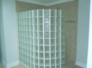 Glass BLock Shower Waterford